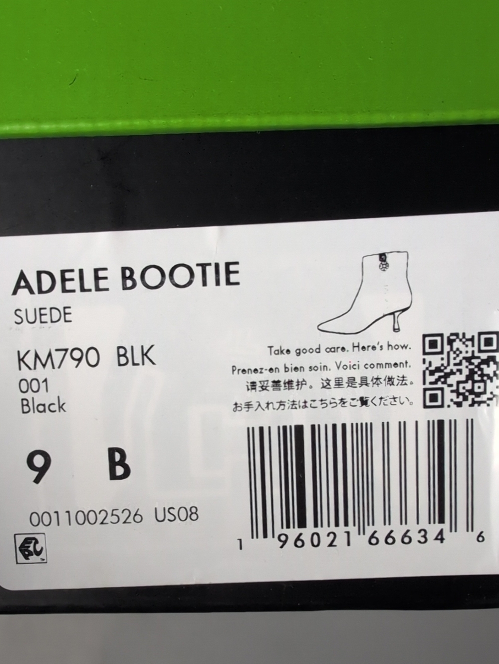 Kate Spade Black Suede Adele Ankle Bootie Size 9B - Picture 14 of 14